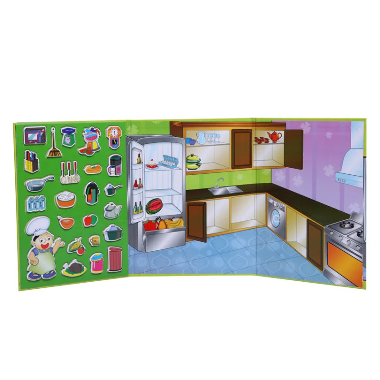 جورچین آهنربایی کتابی آشپزخانه